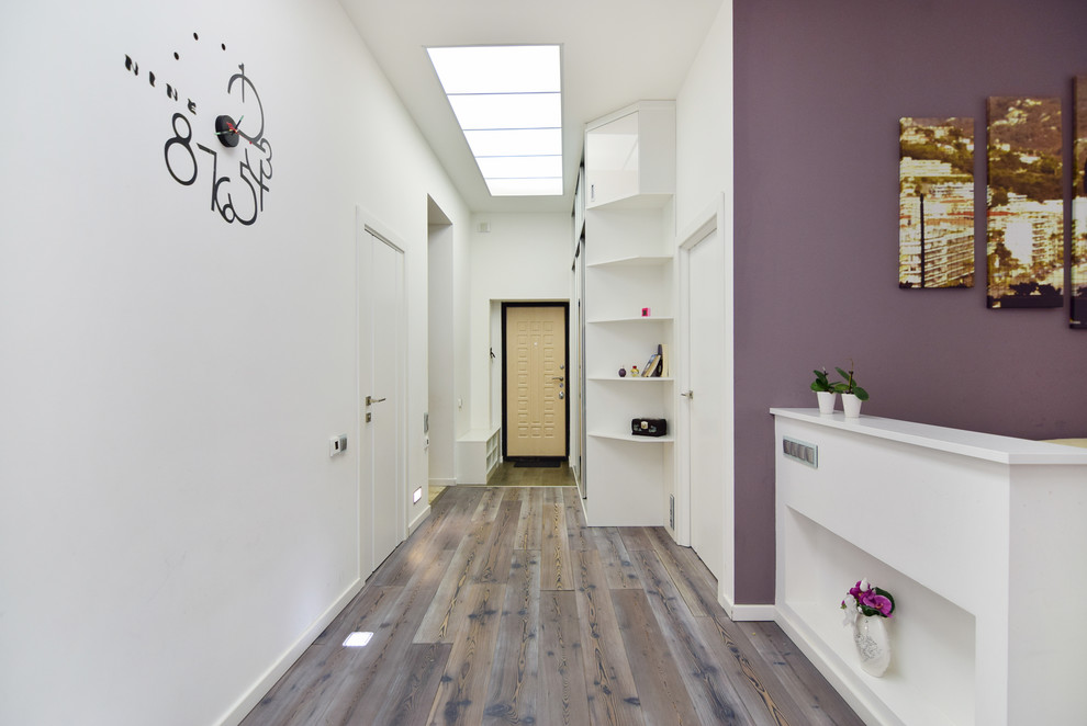 В гостях: Квартира для молодой семьи в лавандовых тонах