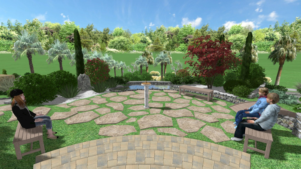 Общественная территория частной гостинницы