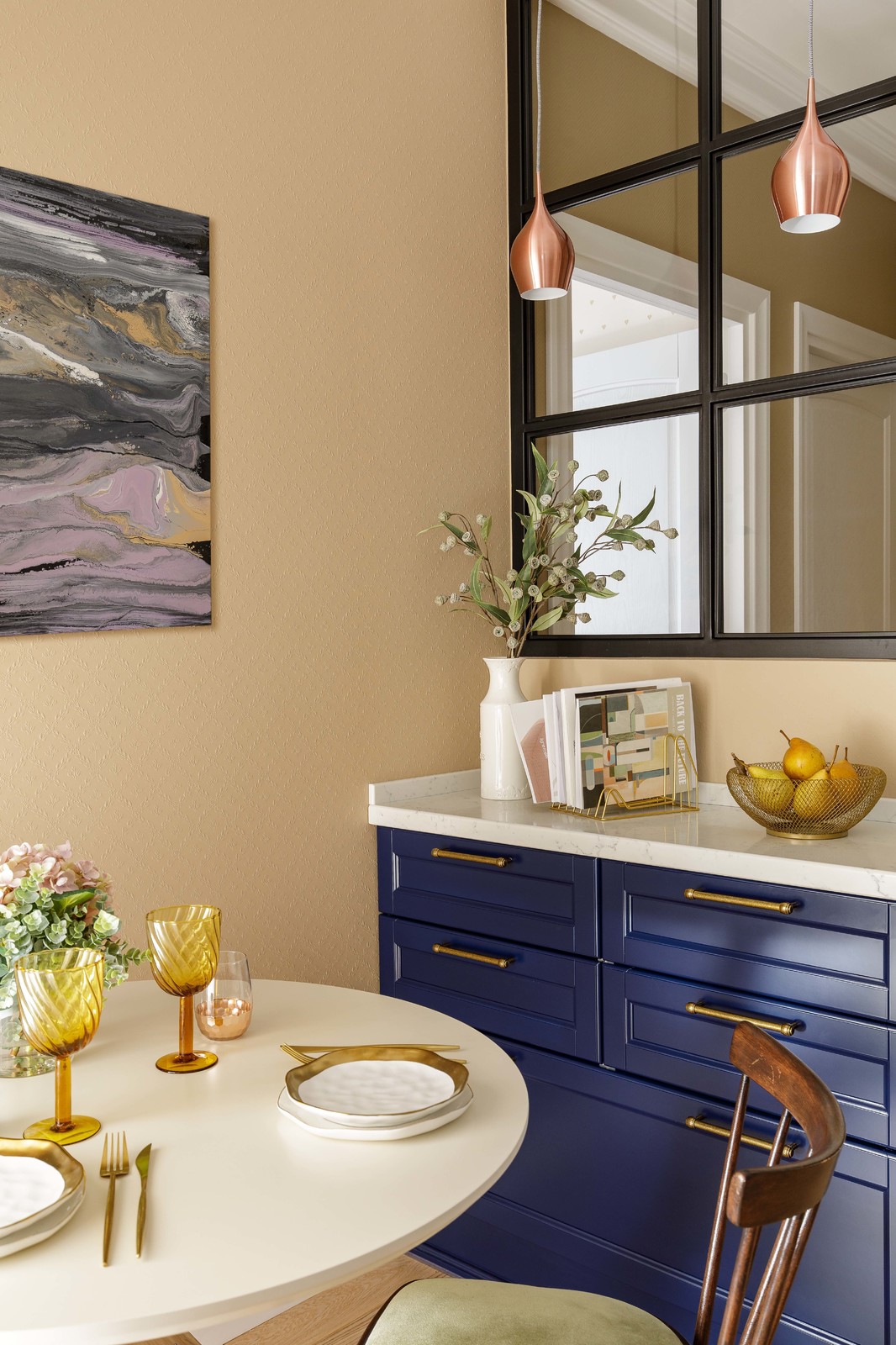 Квартира на берегу реки-Москвы. Совместный проект Вари Шалито и Рады Кобук