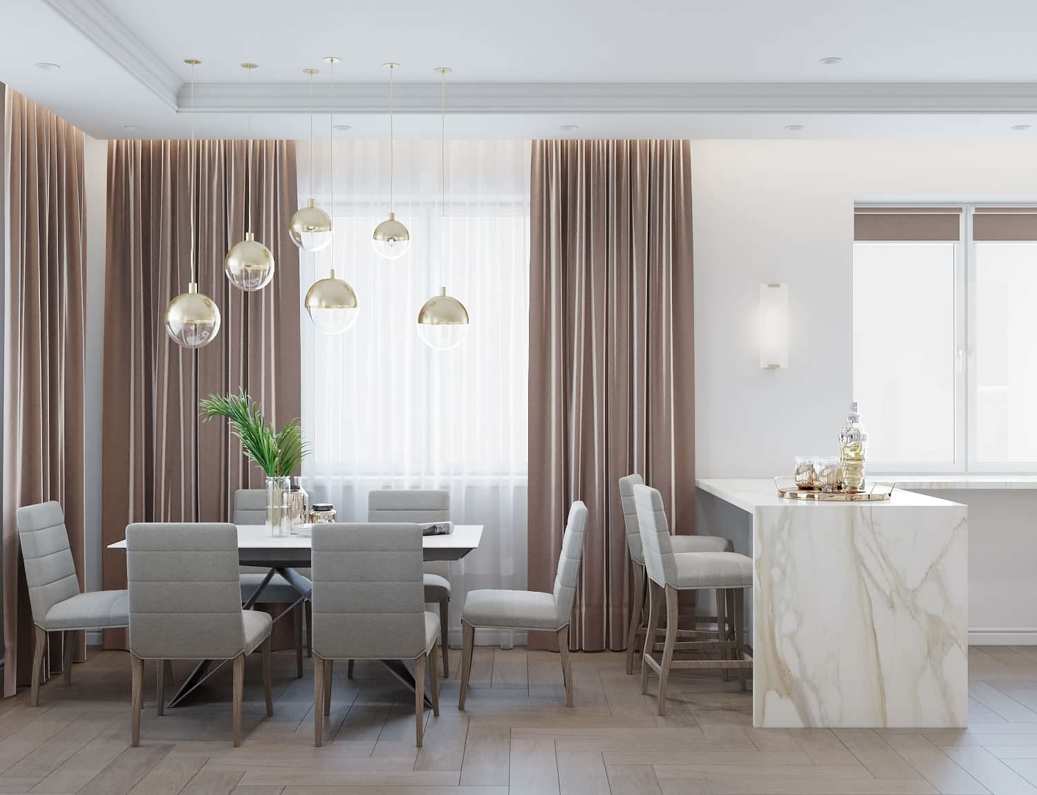 Обложка проекта: Трех комнатная квартира для успешной пары