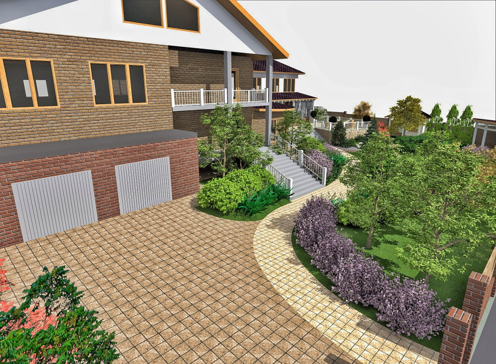 Ландшафтный дизайн в п. Ново-Разводная (Иркутск)