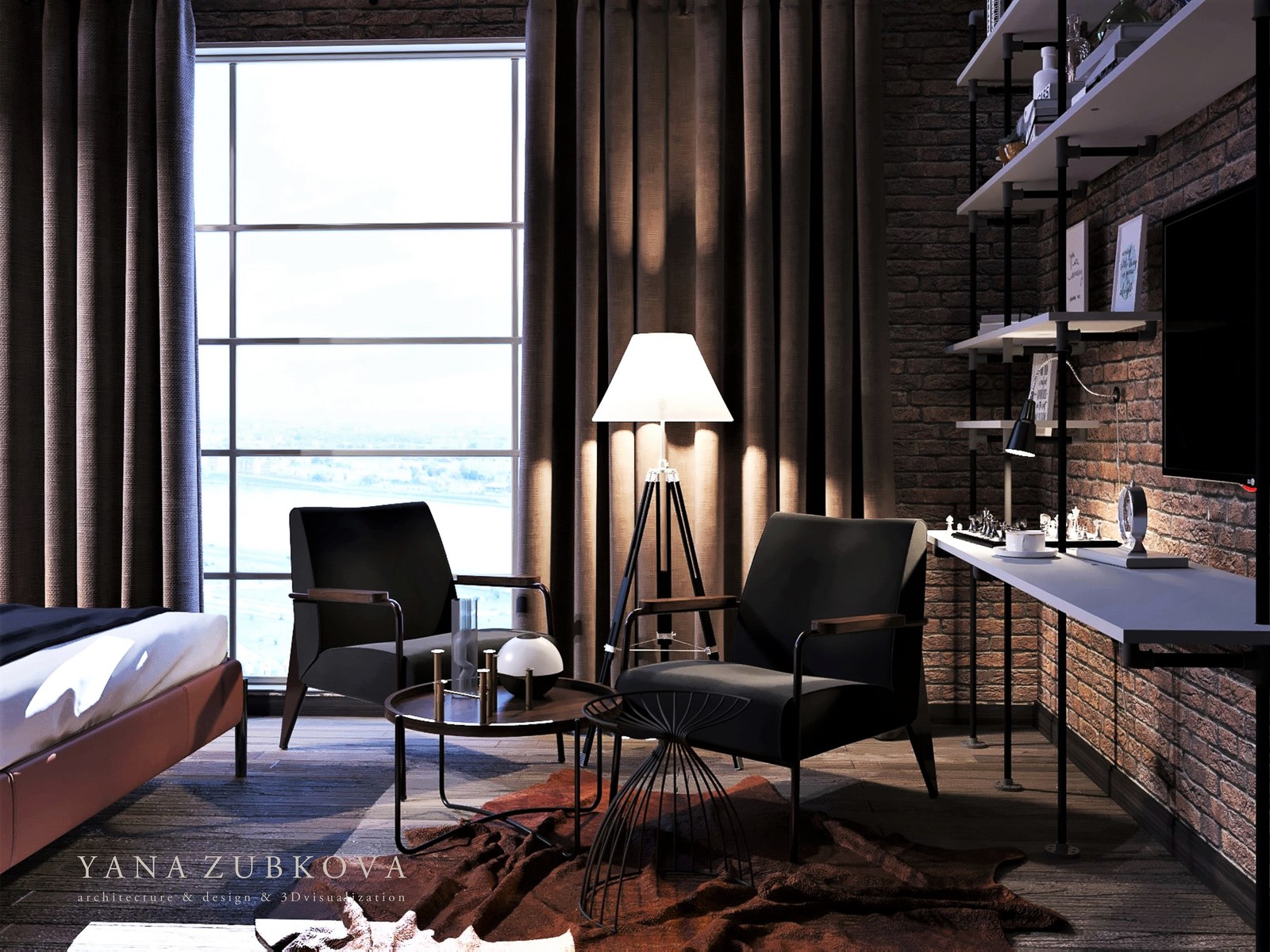 Мужская спальня