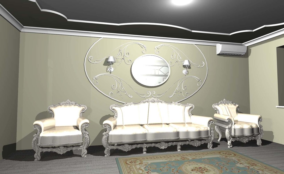 Варианты отделки гостиной