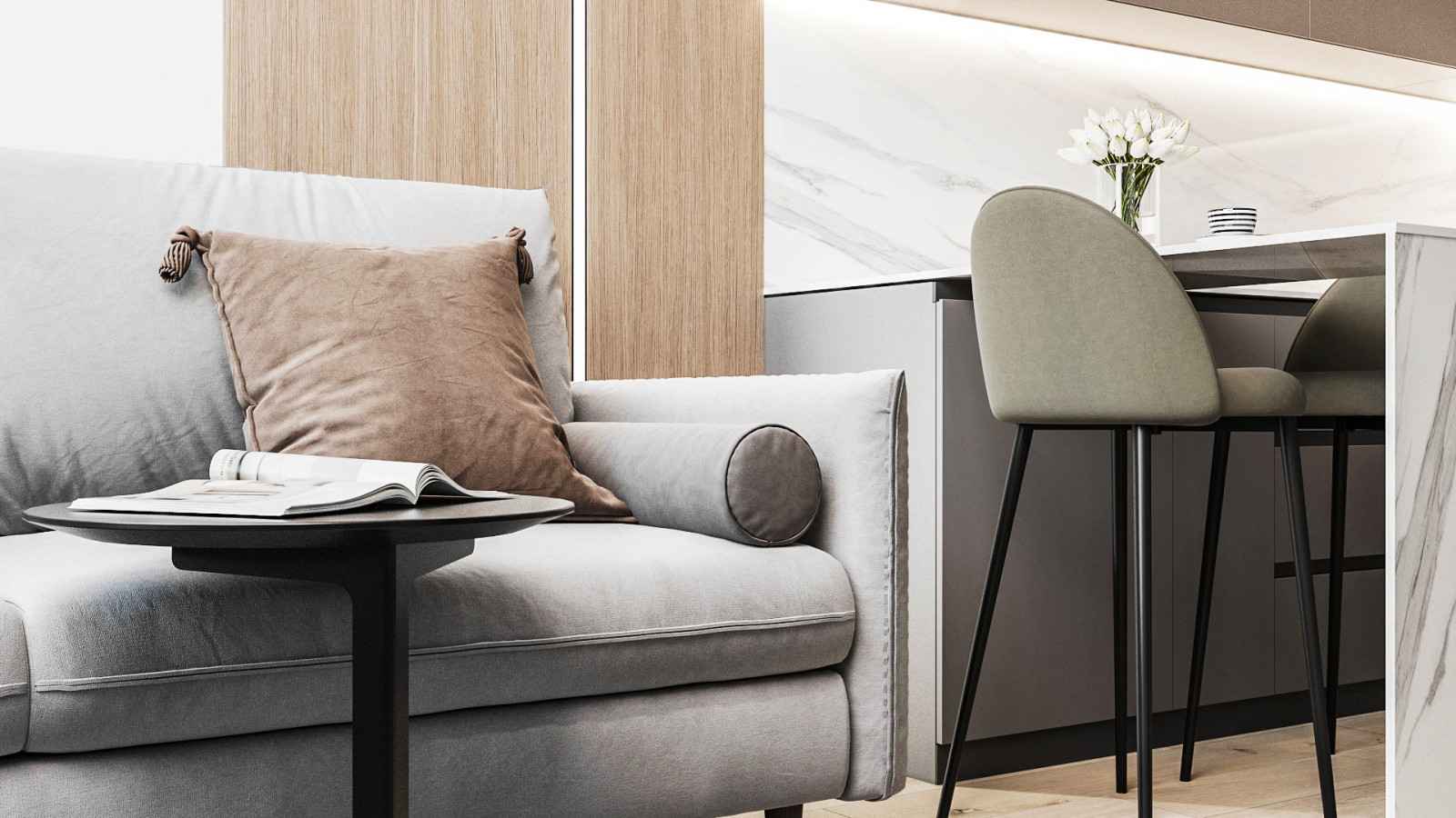 Обложка проекта: Двухуровневая квартира, Москва