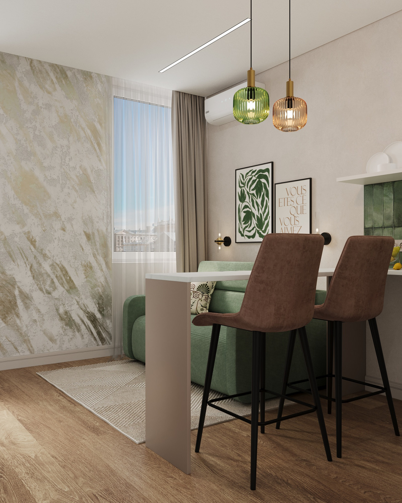 Квартира студия для аренды