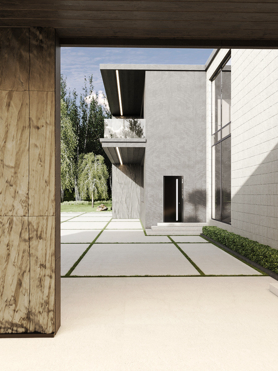 Эскиз дома 1000 кв.м