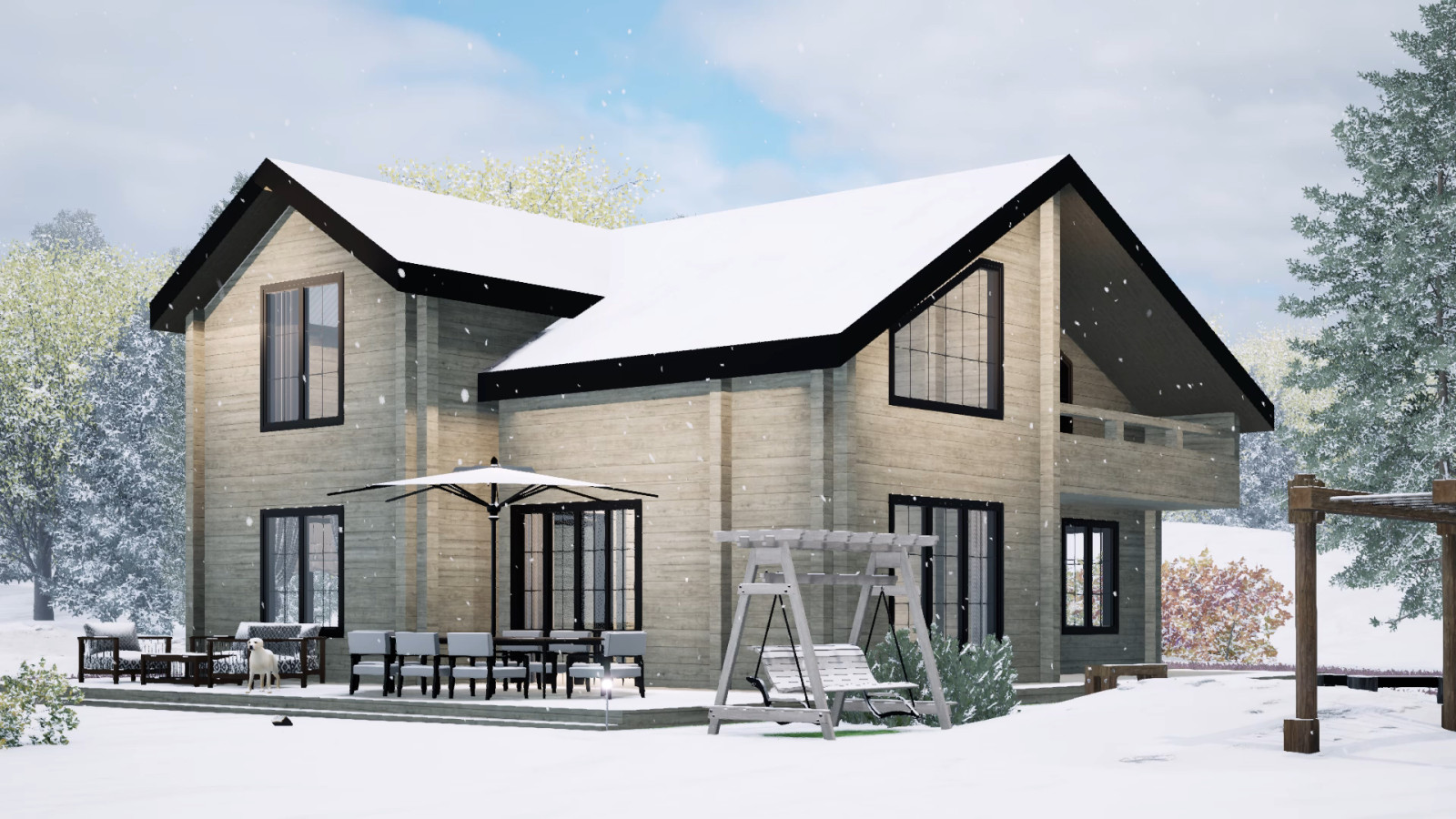 Проект брусового дома