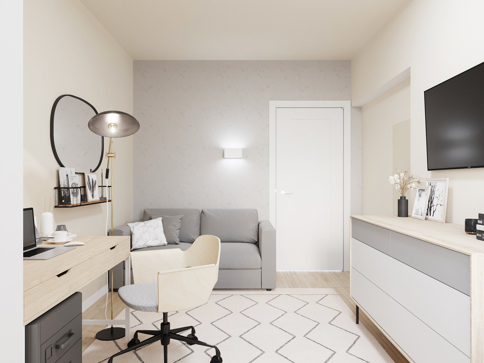 3-х комнатная квартира в ЖК Новоорловский 73 м.кв