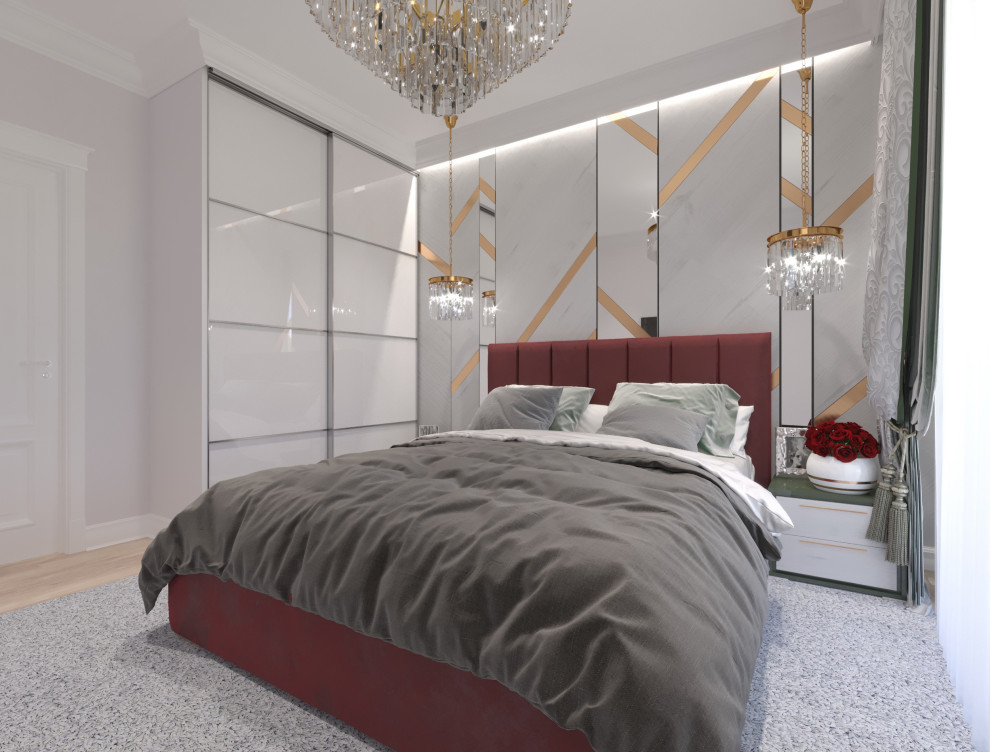 Дизайн-проект  интерьера трехкомнатной квартиры в стиле НЕОклассика