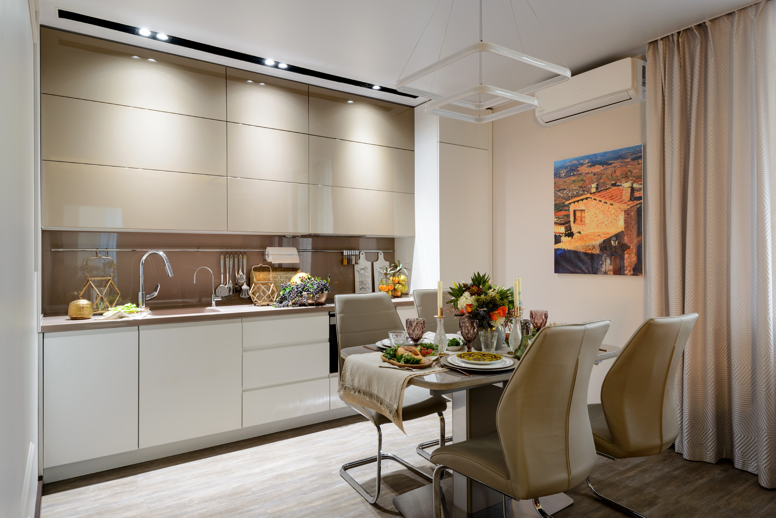 Дизайн-проект квартиры 86 м2 в ЖК Гагаринский