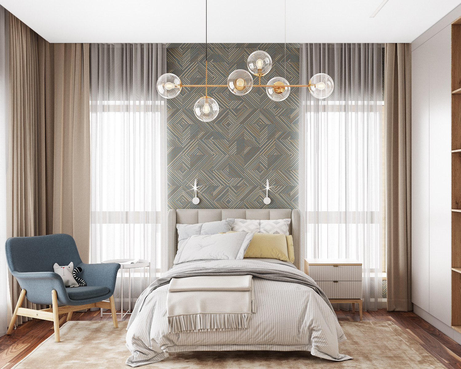 Дизайн интерьера загородный дом Voronezh