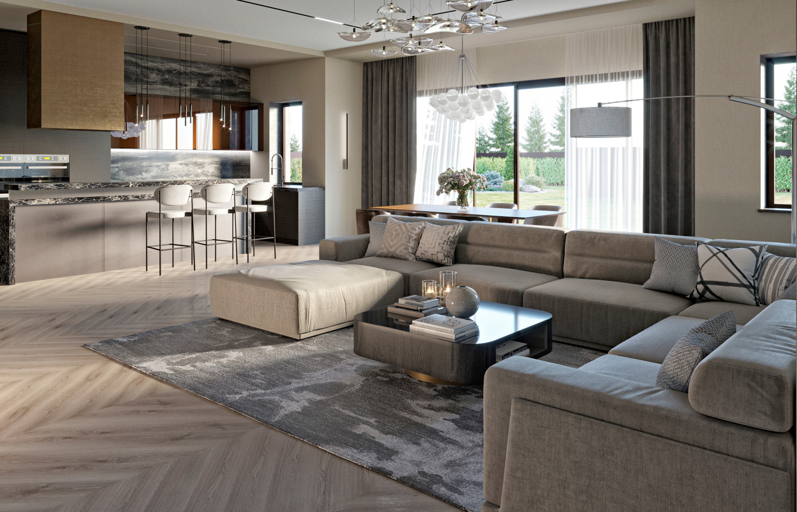 Обложка проекта: Загородный дом 300 м2