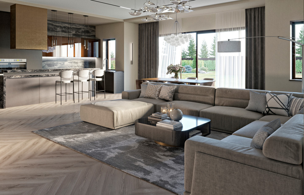 Обложка проекта: Загородный дом 300 м2