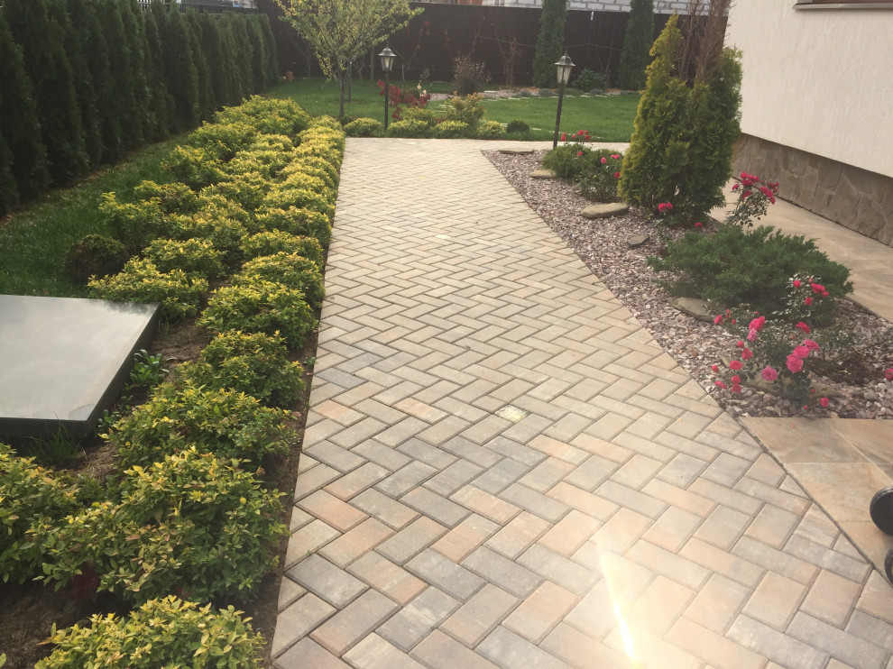 Ландшафтный дизайн участка треугольной формы