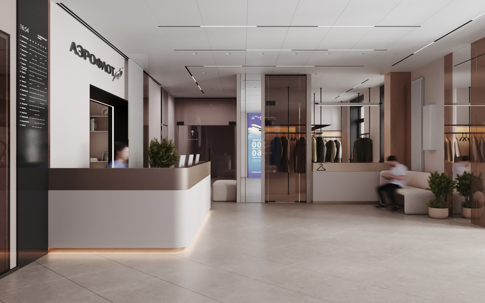 Медицинский центр "Аэрофлот". Ресепшен