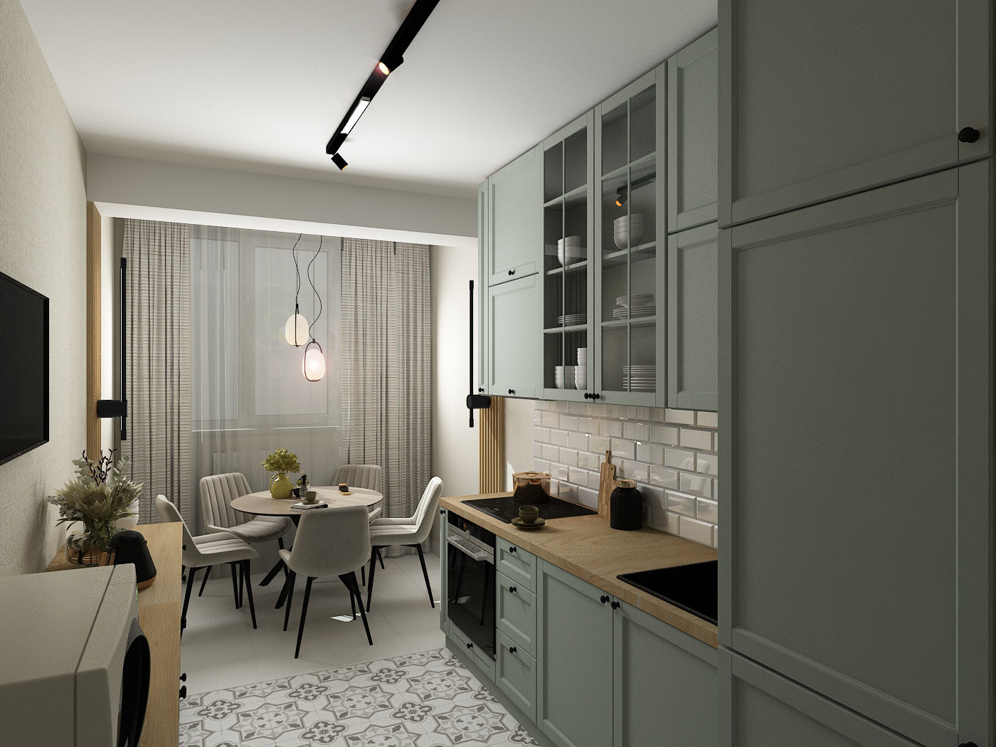 Небольшая кухня