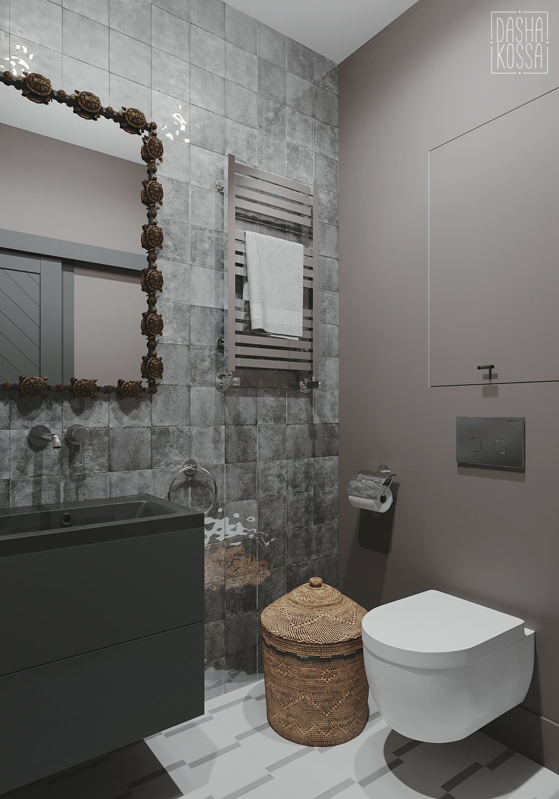 Двухуровневая квартира для загородной жизни в комфортных условиях