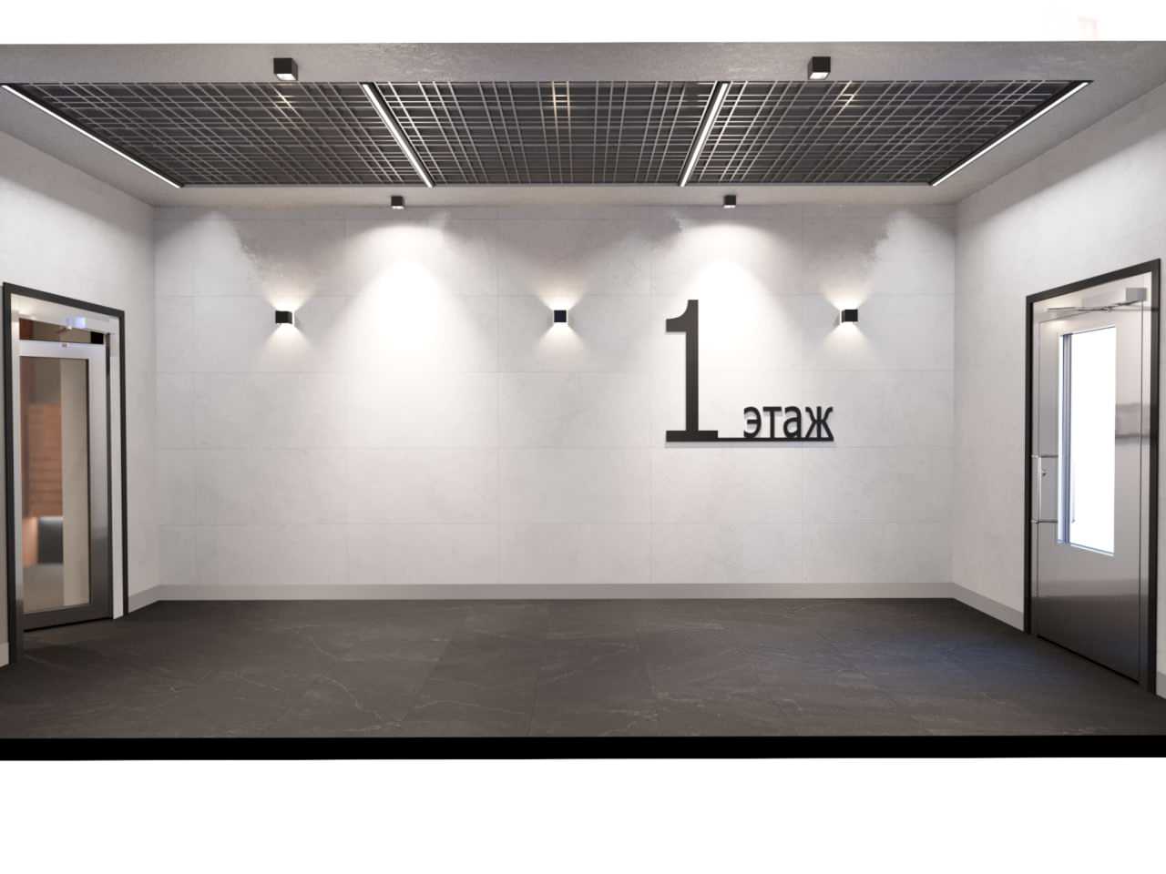 3d Визуализация мест общественного пользования в ЖК Прагма-Сити