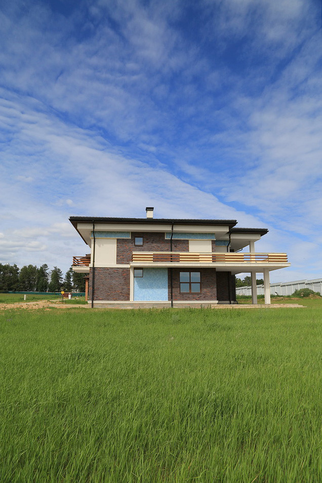 Коттедж в духе Райта