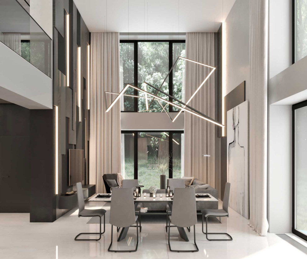 ИНТЕРЬЕР ДОМА В П. ЩАПОВСКОЕ, Г.МОСКВА