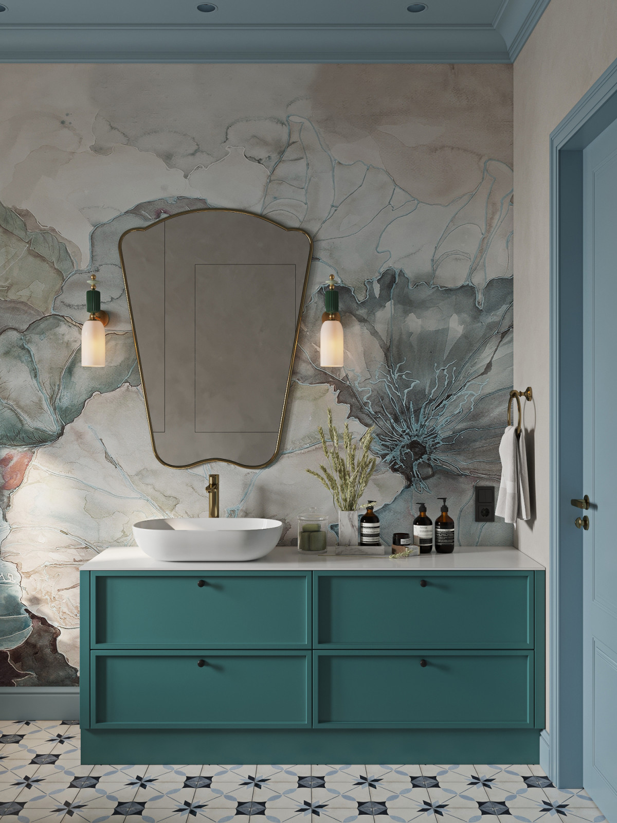 Дизайн-проект квартиры в старом фонде в Санкт-Петербурге