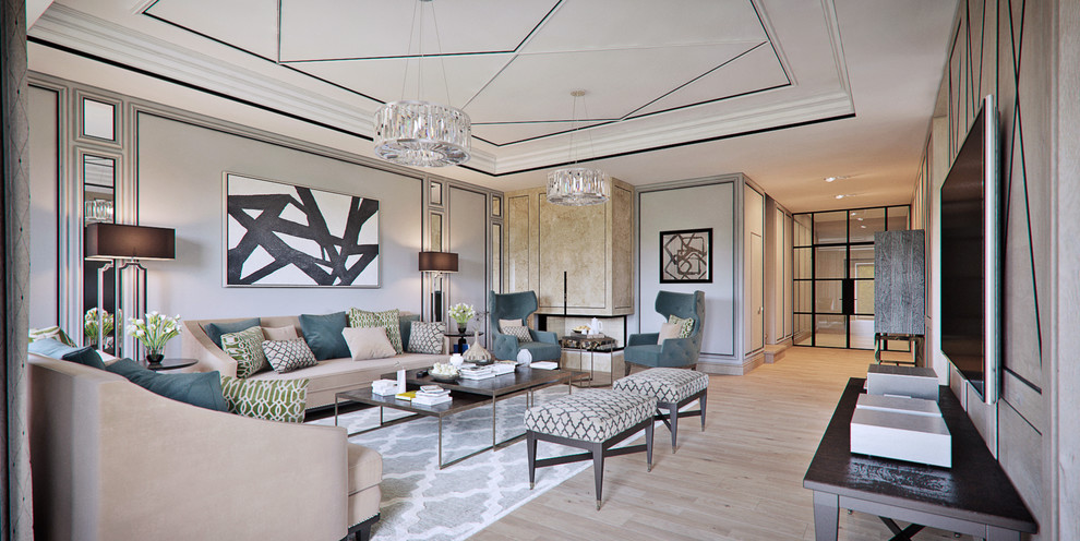 Обложка проекта: Коттедж в легком арт-деко