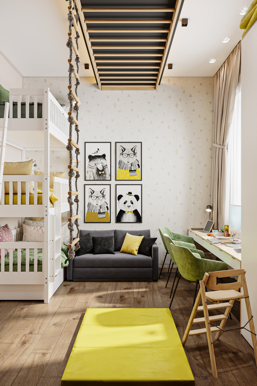 Квартира 132 кв.м. в современном стиле в ЖК "Ботанический сад LIFE".