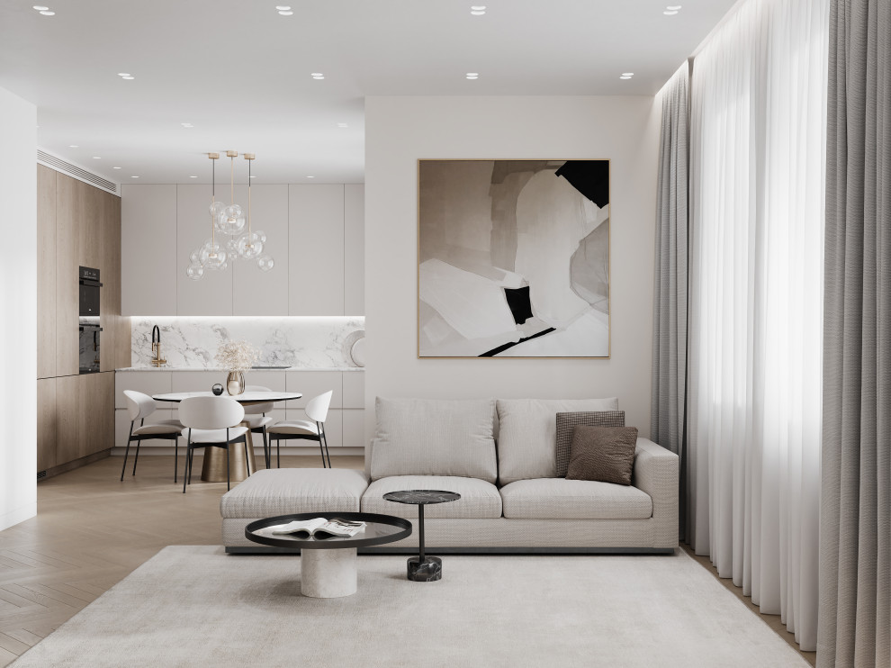 Обложка проекта: Однокомнатная квартира для молодой пары