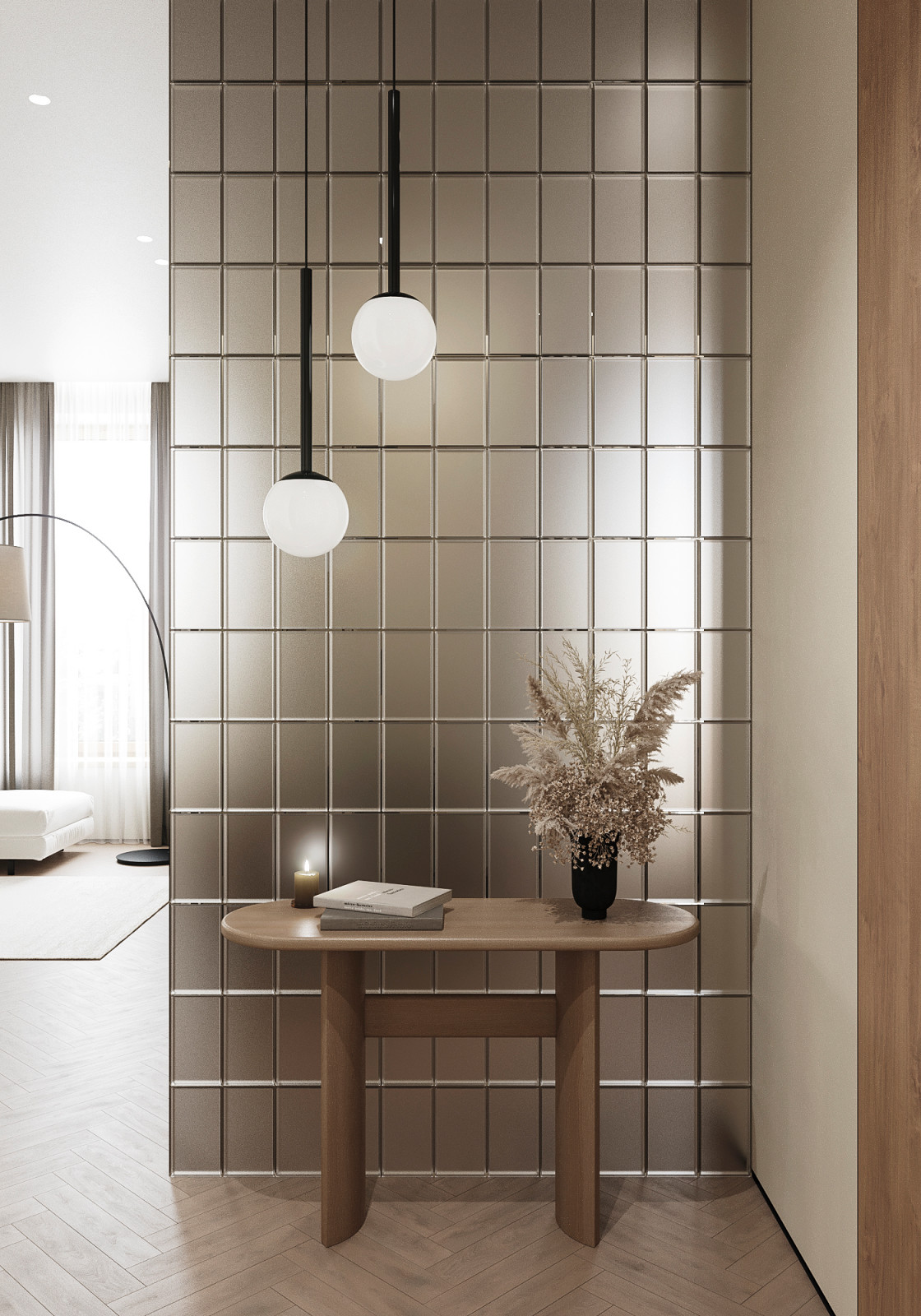 "Elegance", проект квартиры 60 кв. метров