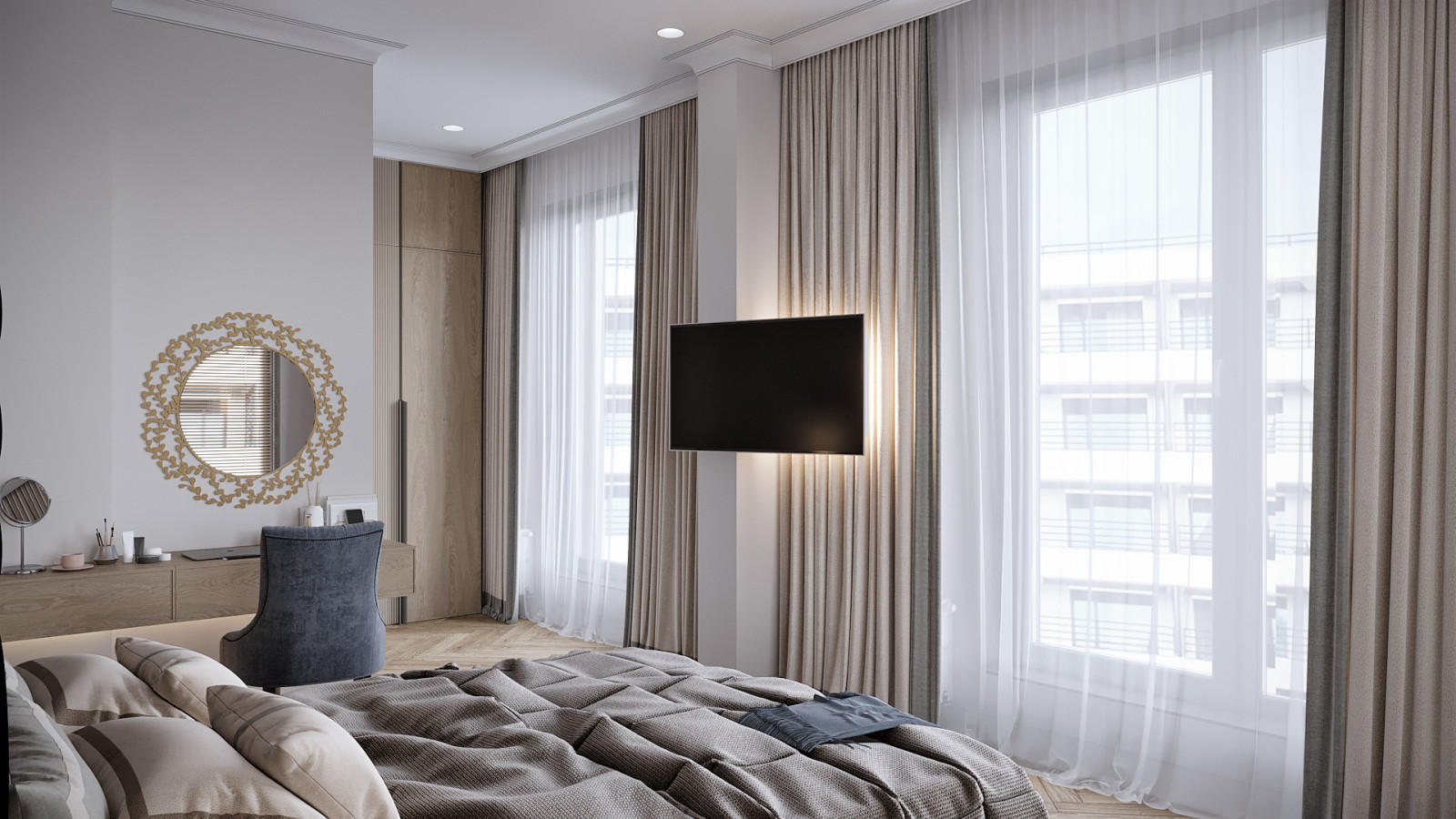 Квартира с террасой в ЖК Европейский берег 107 кв.м.