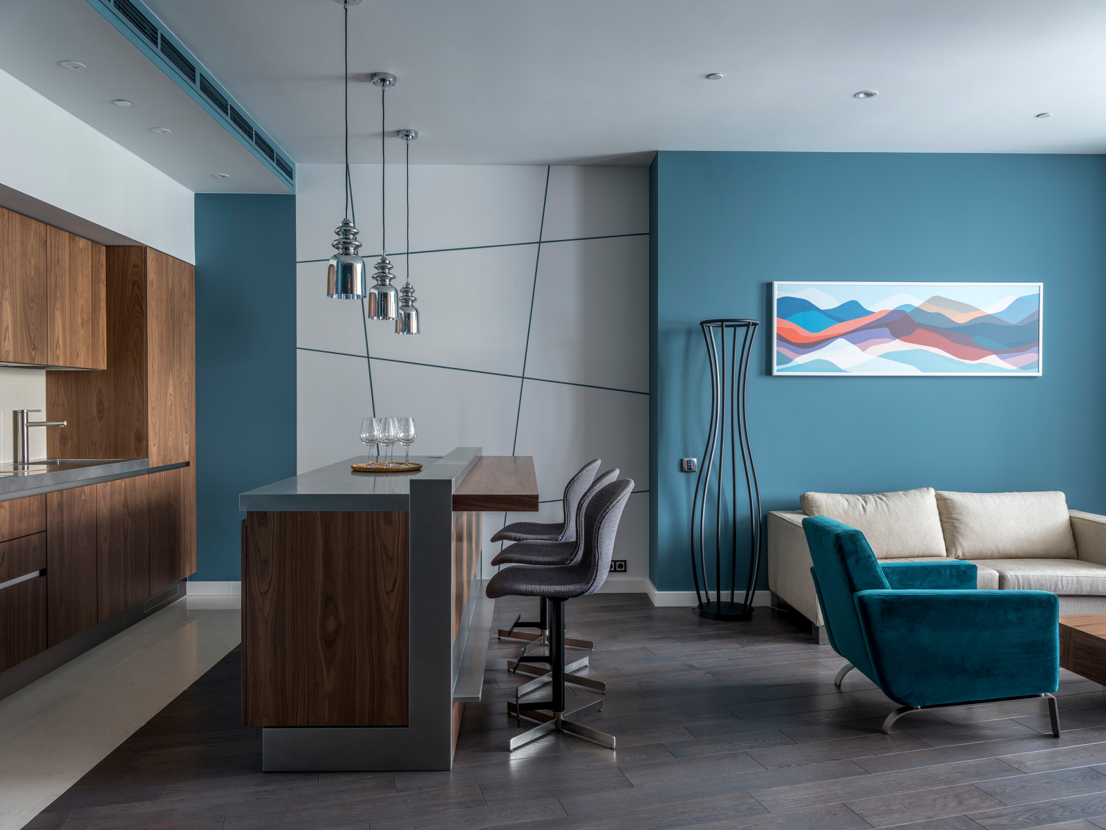 Обложка проекта: Готовые апартаменты №410 в апарт отеле "Звёзды Арбата"