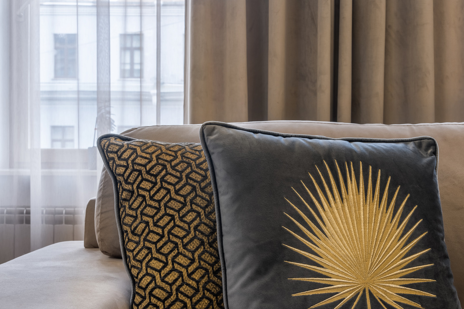 Текстильное оформления квартиры большой семьи