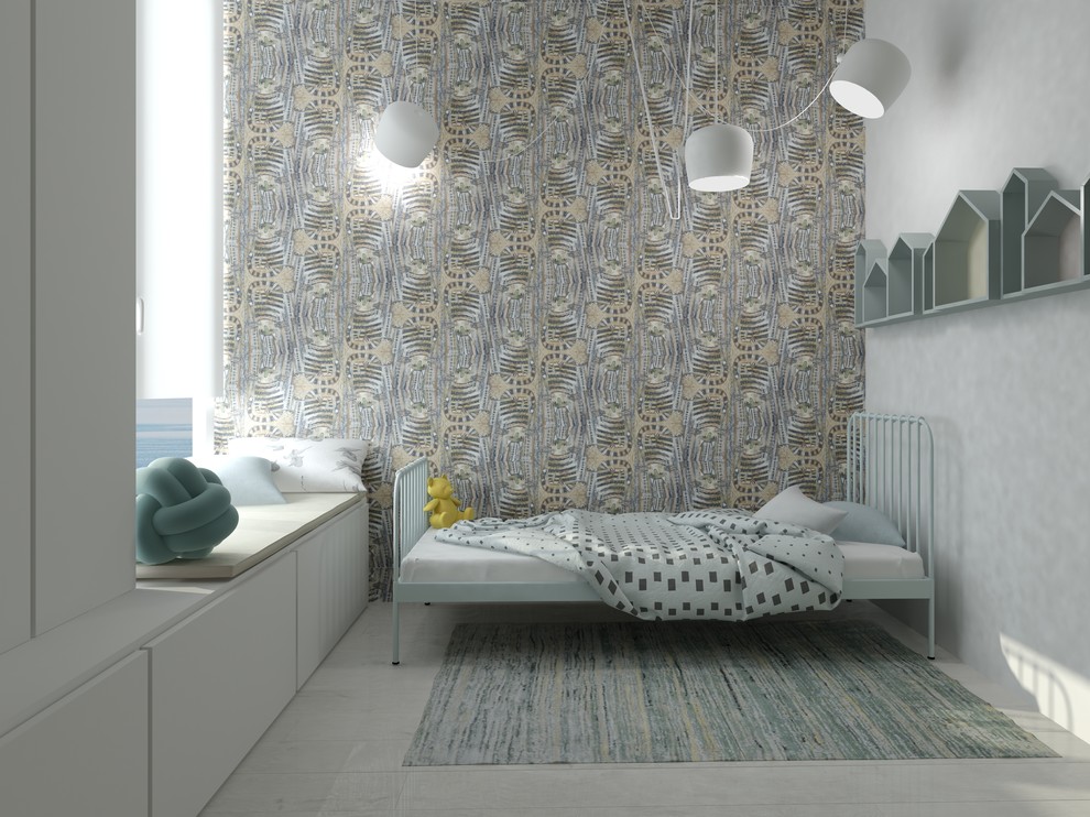 Обложка проекта: Детские обои по рисунку кота.