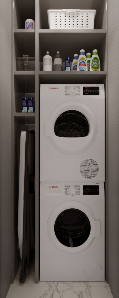 Современный минималистичный дизайн интерьера для молодой пары