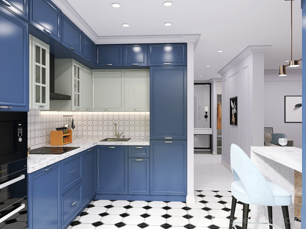 Трехкомнатная квартира для семьи с двумя детьми 90 кв.м.