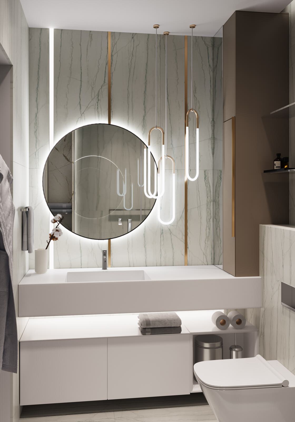 проект "Элегантные ассоциации на 63 м2"