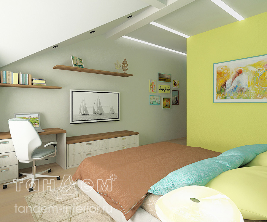 Квартира с мансардной крышей в ЖК Гавань г. Дмитров