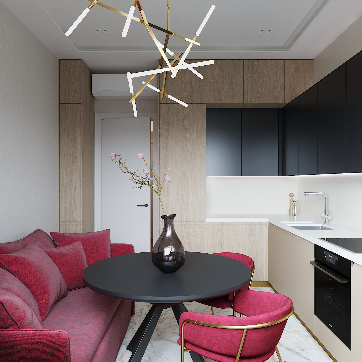 Обложка проекта: Тверская 50 кв.м