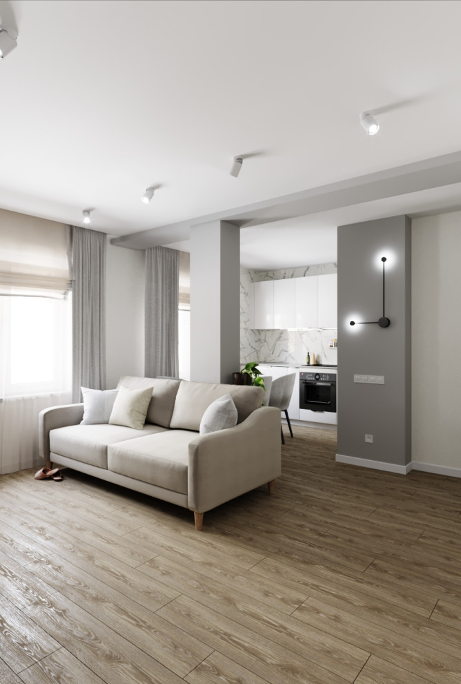 Квартира в минимализме на северной стороне