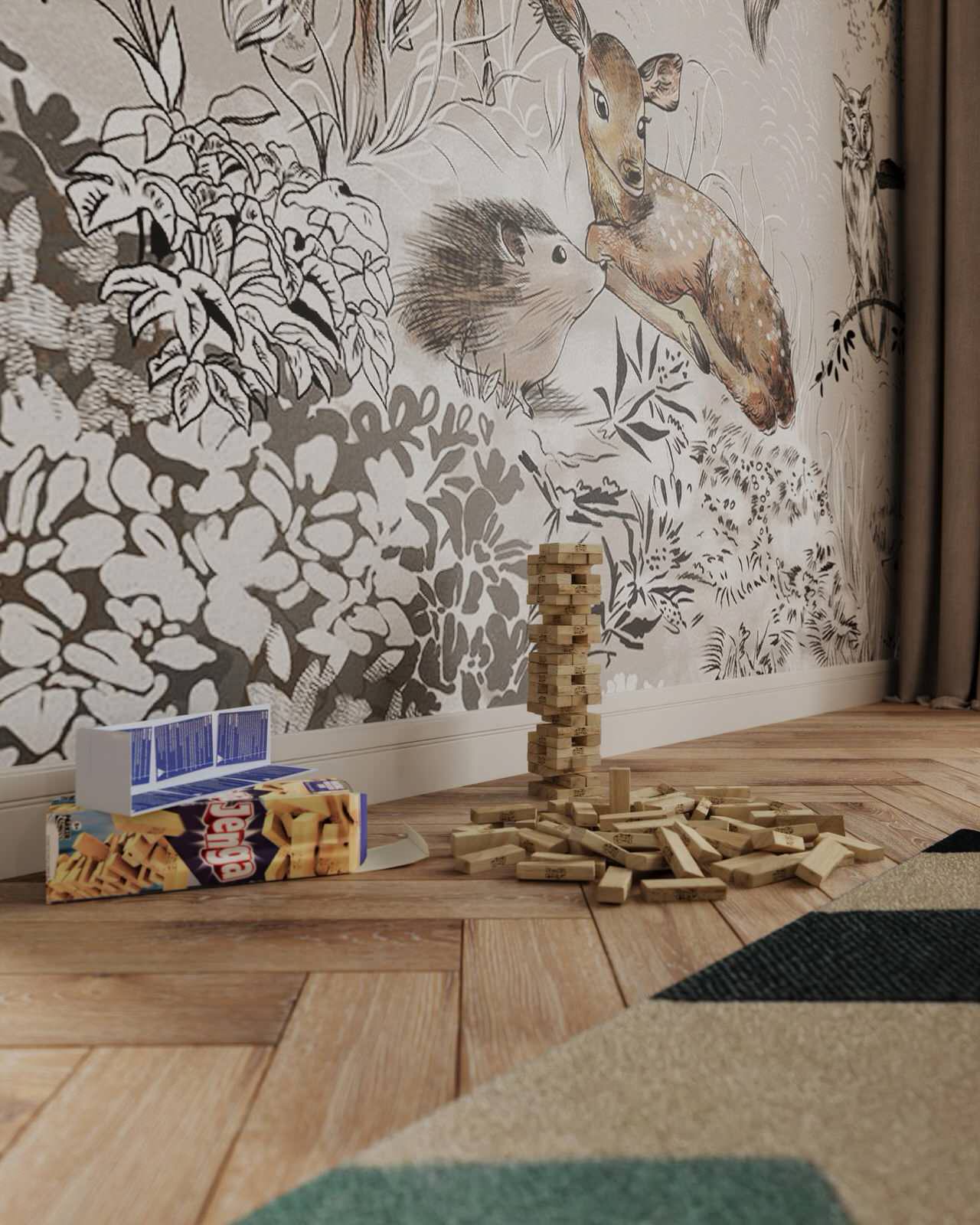 Интерьер дома в КП "Лагри Парк"