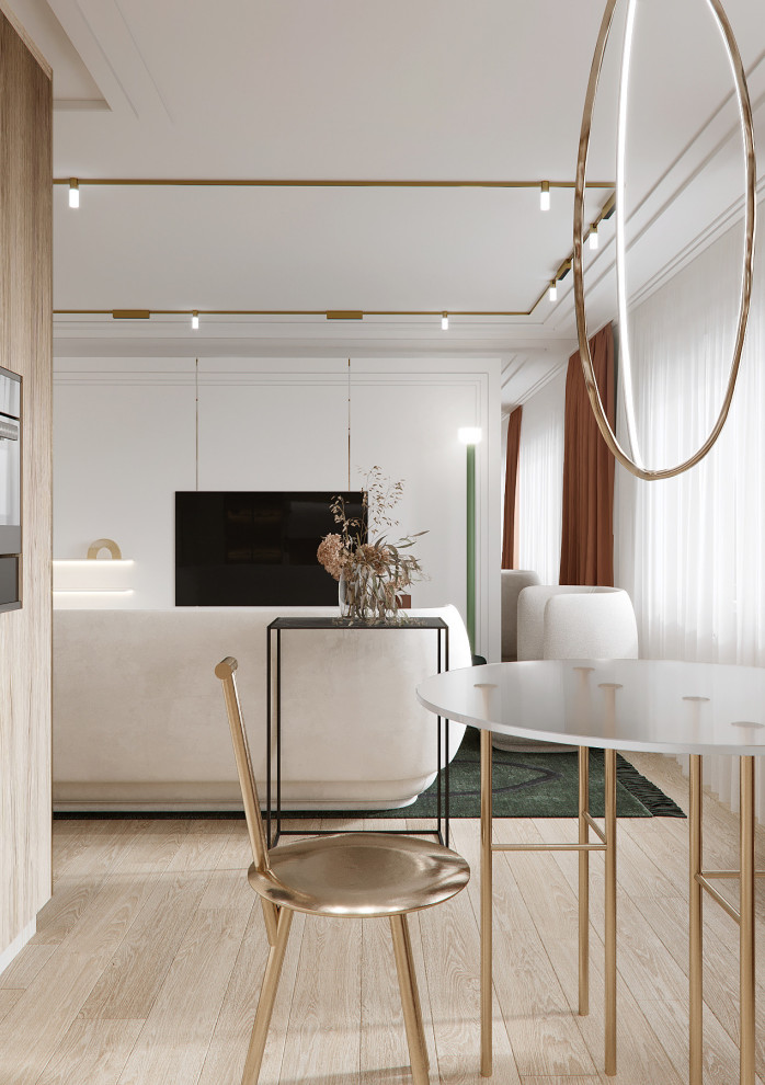 Современная квартира в Москве для девушки