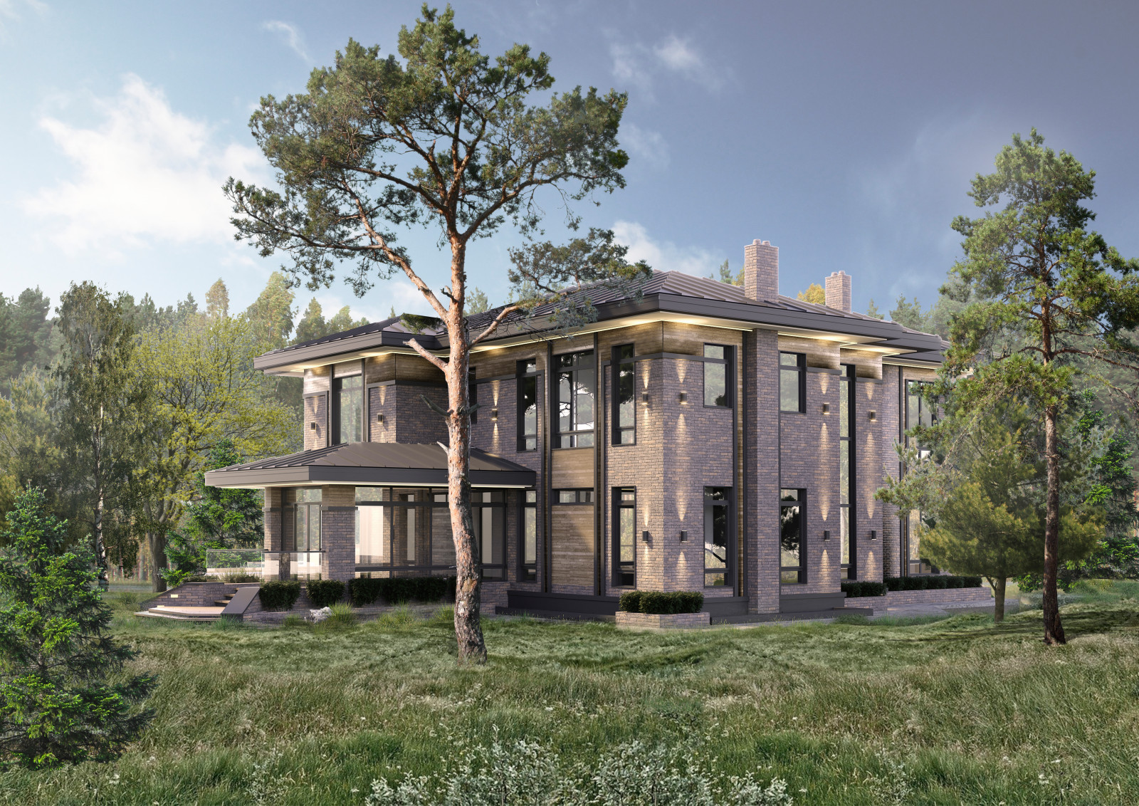 дом в стиле Прерий