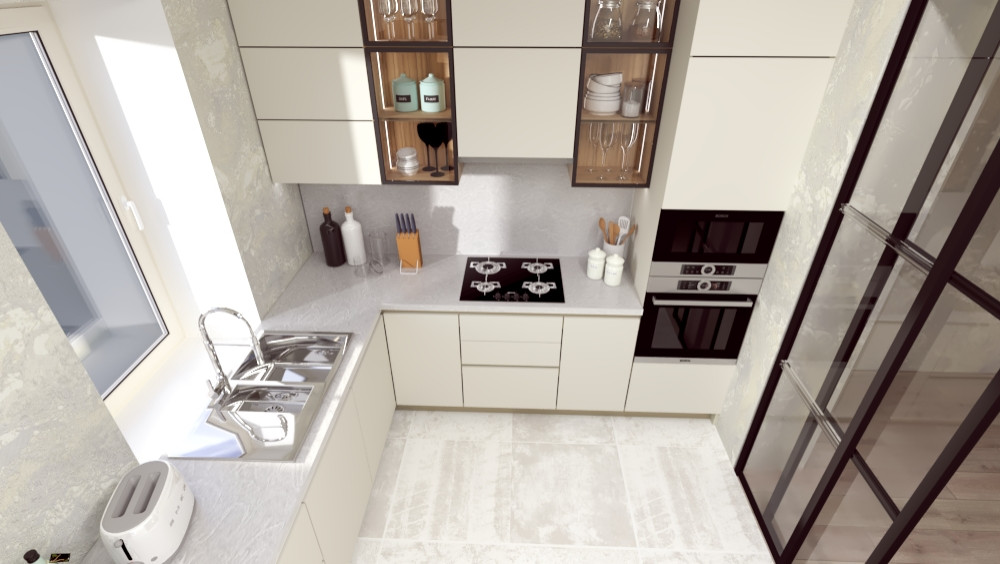 Дизайн кухни в загородном коттедже