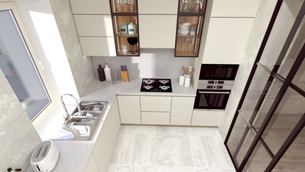 Дизайн кухни в загородном коттедже