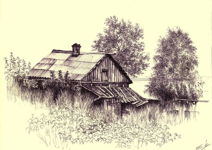 Мои черно-белые рисунки