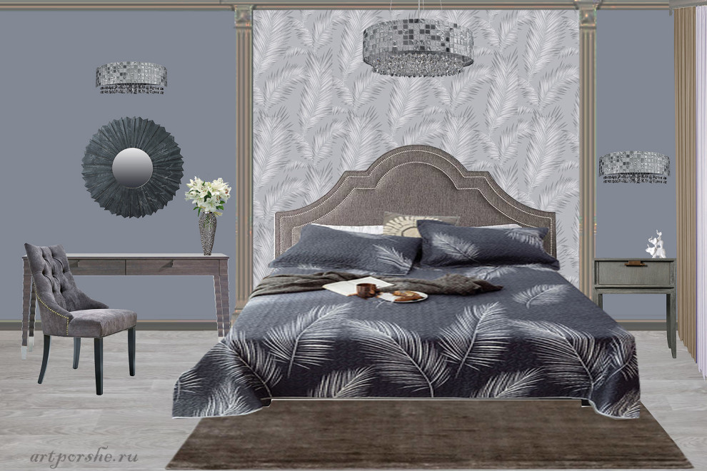 Обложка проекта: Коллажи-концепции спальных комнат