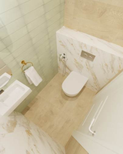 Спальня, душевая