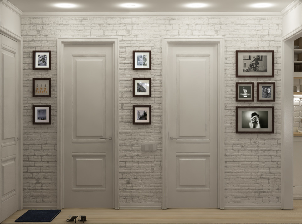 Проект квартиры для молодой семьи 36 м.кв.