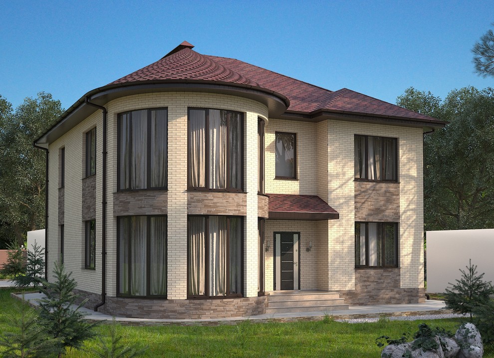 Двухэтажный жилой дом