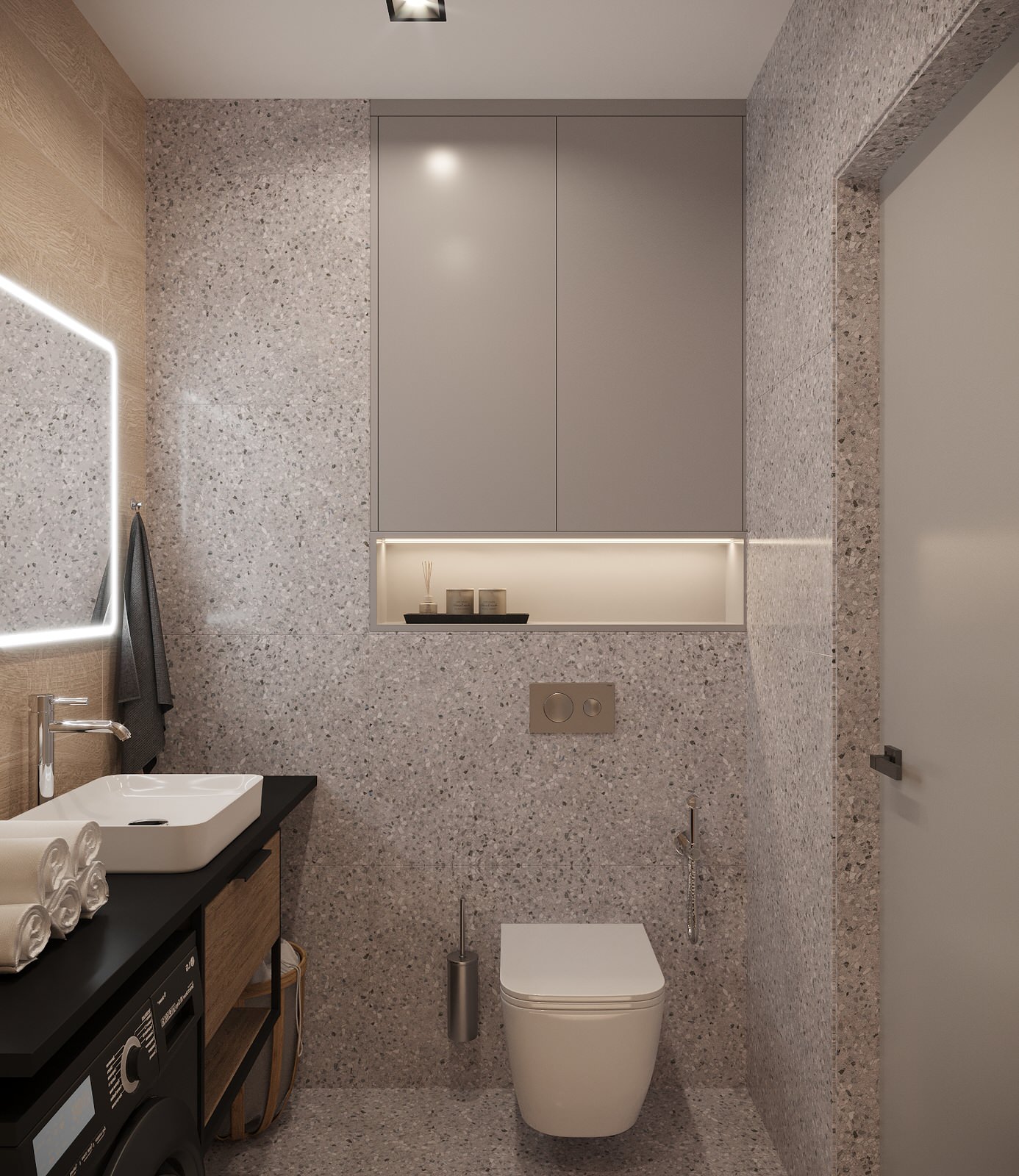 Дизайн-проект квартиры 42,5 м² в ЖК "OK!LAND" | Тюмень